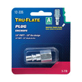 Tru-Flate QUICKCONNECT PLUG1/4""FPT 12335